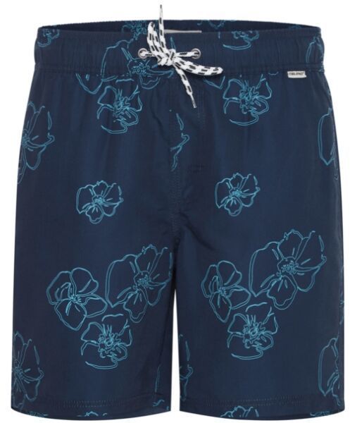 BLEND SWIMWEAR Pánske plavkové šortky, tmavo modrá, veľkosť