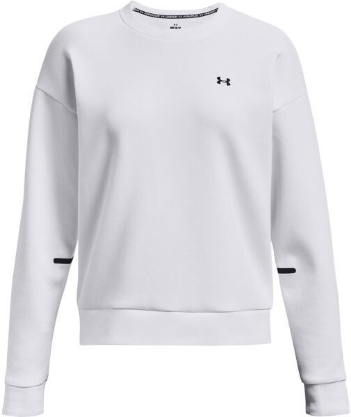 Under Armour UNSTOPPABLE FLC CREW Dámska mikina, biela, veľkosť M
