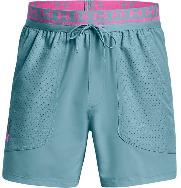 Under Armour RUN ANYWHERE Pánske bežecké kraťasy, tyrkysová, veľkosť
