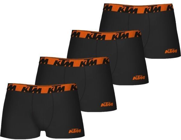 KTM SHORTS 4PACK Pánske boxerky, čierna, veľkosť