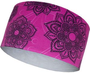 Runto MANDALA Športová elastická čelenka, ružová, veľkosť