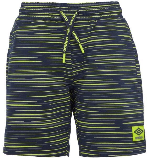 Umbro MANUEL Pohodlné chlapčenské šortky z úpletu, tmavo modrá, veľkosť 152-158