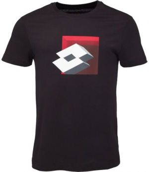 Lotto LOSANGA 3D TEE Pánske tričko, čierna, veľkosť