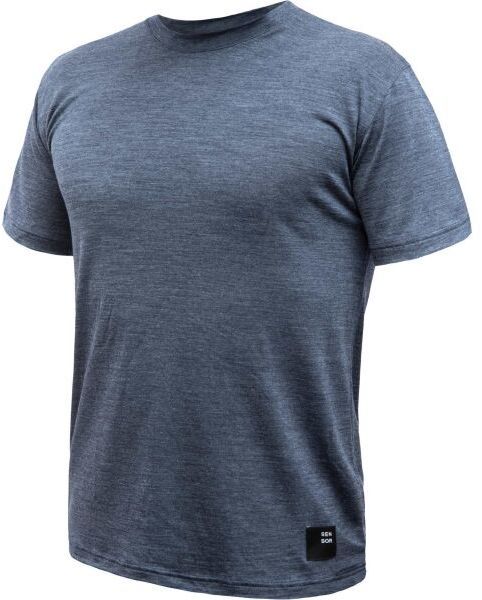 Sensor MERINO LITE Pánske funkčné tričko, modrá, veľkosť