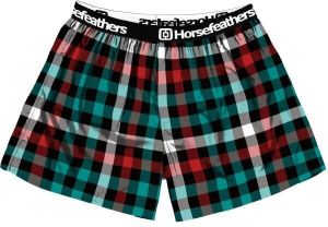 Horsefeathers CLAY Pánske boxerky, tyrkysová, veľkosť