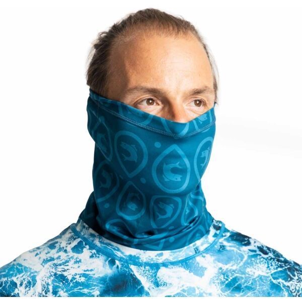ADVENTER & FISHING NECK GAITER Unisex funkčný UV nákrčník, tyrkysová, veľkosť
