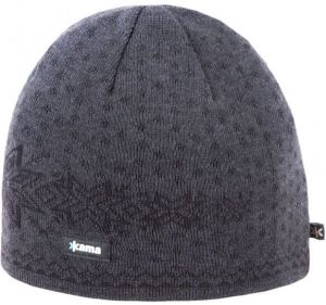 Kama ČIAPKA Zimná čiapka, tmavo sivá, veľkosť