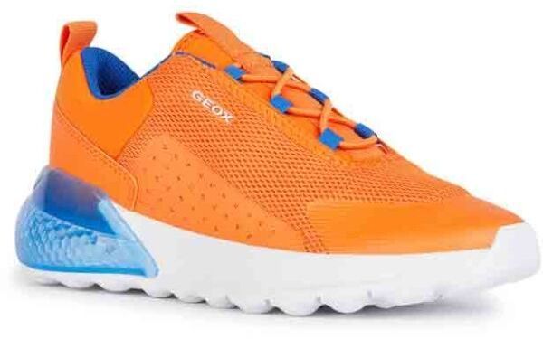 Geox ACTIVART ILLUMINUS Chlapčenské tenisky, oranžová, veľkosť