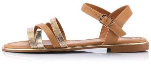 ALPINE PRO NICOLETA Dámske sandále, hnedá, veľkosť