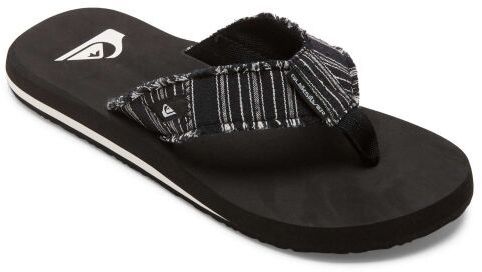Quiksilver MONKEY ABYSS Pánske žabky, čierna, veľkosť 41