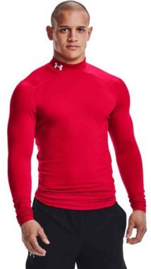 Under Armour CG ARMOUR COMP MOCK Pánske tielko, červená, veľkosť S