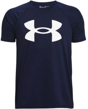 Under Armour TECH BIG LOGO SS Chlapčenské tričko, tmavo modrá, veľkosť