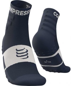 Compressport TRAINING SOCKS 2-PACK Športové ponožky, tmavo modrá, veľkosť