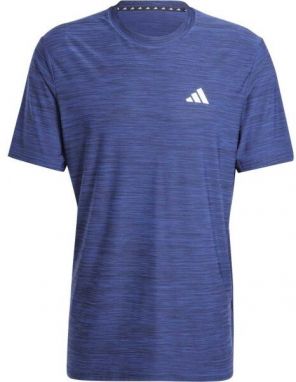 adidas TRAIN ESSENTIALS STRETCH TRAINING TEE Pánske športové tričko, tmavo modrá, veľkosť