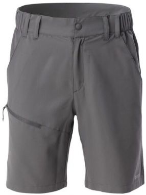 Hi-Tec MEGANO Pánske outdoorové šortky, tmavo sivá, veľkosť