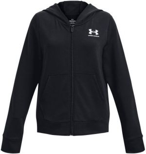 Under Armour RIVAL TERRY Dievčenská mikina, čierna, veľkosť XL