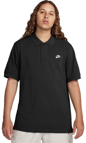 Nike CLUB Pánske tričko polo, čierna, veľkosť