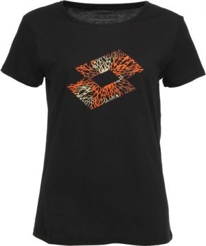 Lotto STAR DUST TEE Dámske tričko, čierna, veľkosť