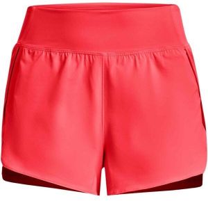 Under Armour FLEX WOVEN 2-IN-1 Dámske kraťasy, červená, veľkosť