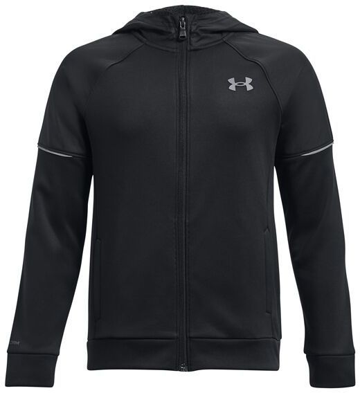 Under Armour AF STORM Chlapčenská mikina, čierna, veľkosť XS