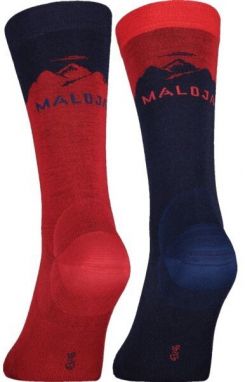 Maloja HOHNECKM Ponožky, červená, veľkosť