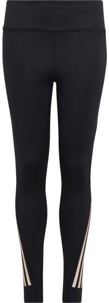 adidas 3-STRIPES LEGGINGS Dievčenské tréningové legíny, čierna, veľkosť