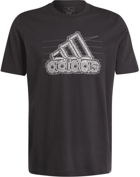adidas GROWTH BOSS TEE Pánske tričko, čierna, veľkosť