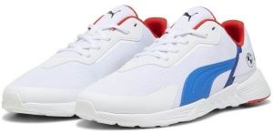 Puma BMW M MOTORSPORT TIBURION LOGO Pánska voľnočasová obuv, biela, veľkosť 44.5