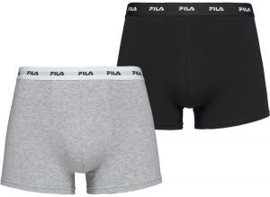 Fila BOXER ELASTIC WITH LOGO IN BOX OF 2 PIECES Pánske boxerky, čierna, veľkosť