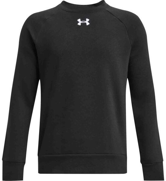 Under Armour RIVAL FLEECE CREW Chlapčenská mikina, čierna, veľkosť L