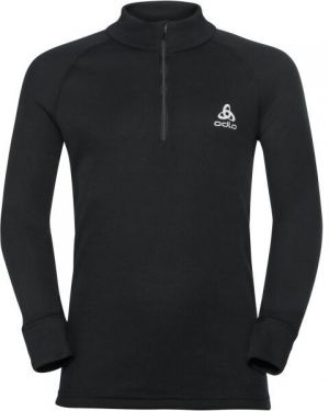 Odlo BL TOP ACTIVE WARM ECO KID Detský rolák, čierna, veľkosť