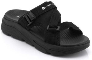 ALPINE PRO NYSA Dámske šľapky, čierna, veľkosť