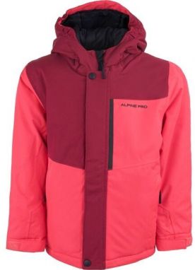 ALPINE PRO GERGO Detská lyžiarska bunda, ružová, veľkosť