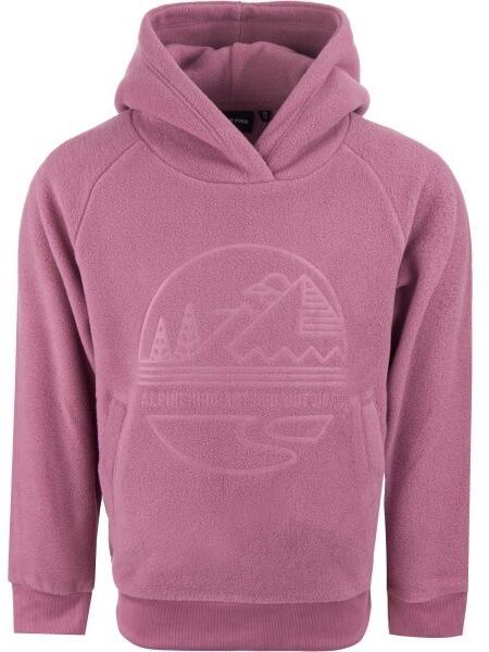 ALPINE PRO NAUJO Detská mikina, ružová, veľkosť