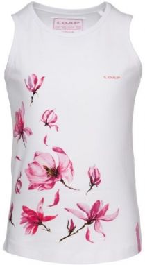 LOAP BESJOLA Dievčenské tielko, biela, veľkosť 134-140