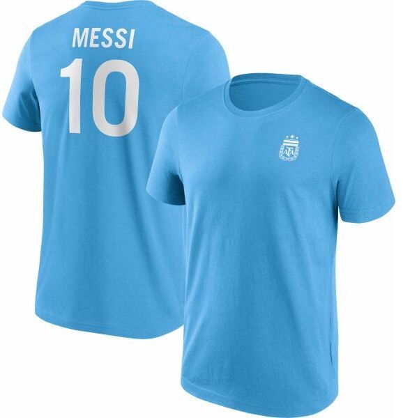 FANATICS MESSI NAME & NUMBER GRAPHIC Pánske tričko, svetlomodrá, veľkosť