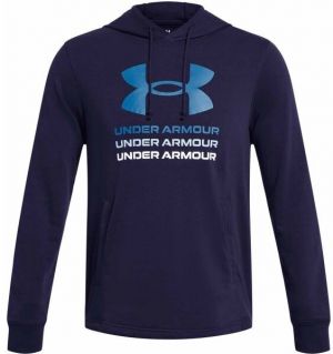 Under Armour RIVAL Pánska mikina, tmavo modrá, veľkosť
