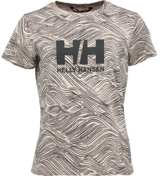 Helly Hansen LOGO T-SHIRT GRAPHIC W Dámske tričko, sivá, veľkosť