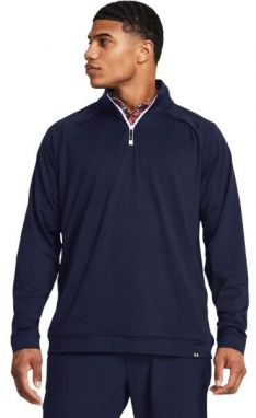 Under Armour MIDLAYER Pánska mikina, tmavo modrá, veľkosť L