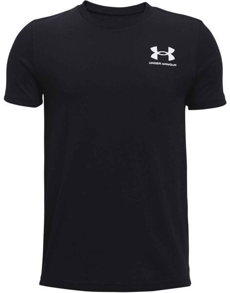 Under Armour SPORTSTYLE LEFT CHEST SS Chlapčenské polo Tričko s krátkym rukávom, čierna, veľkosť M