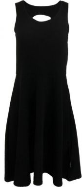 ALPINE PRO ZARFA Dámske šaty, čierna, veľkosť