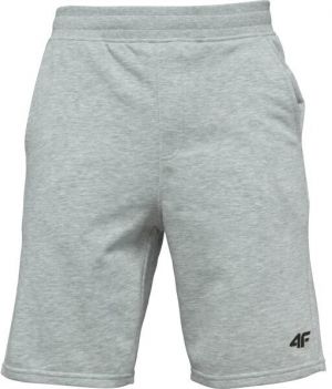 4F SHORTS BASIC Pánske kraťasy, sivá, veľkosť