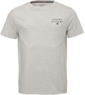 Tommy Hilfiger TH ORIGINAL-CN SS TEE LOGO Pánske tričko, sivá, veľkosť