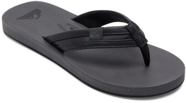 Quiksilver CARVER SQUISH Pánske žabky, tmavo sivá, veľkosť 39
