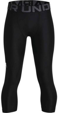 Under Armour HEATGEAR 3/4 LEGGINGS Chlapčenské legíny, čierna, veľkosť
