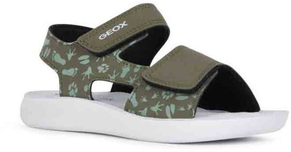 Geox LIGHTFLOPPY Chlapčenské sandále, khaki, veľkosť