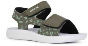Geox LIGHTFLOPPY Chlapčenské sandále, khaki, veľkosť