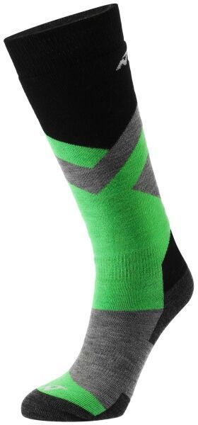Nordica FREESKI JUNIOR Detské lyžiarske ponožky, svetlo zelená, veľkosť