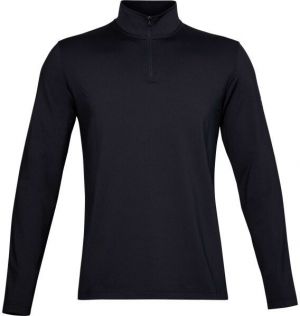Under Armour LW 1/4 ZIP Pánske tričko s dlhým rukávom, čierna, veľkosť