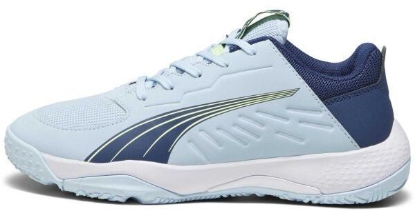 Puma ACCELERATE JR Juniorská idoorová obuv, svetlomodrá, veľkosť 34
